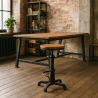 Vintage industriële stijl verstelbare barkruk Helix Verkoop
