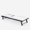 Set van 2 verstelbare aluminium ligstoelen met wielen Rimini 