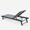 Set van 4 aluminium ligbedden met wielen Rimini Prijs