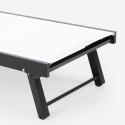 Set van 20 aluminium ligbedden met wielen Rimini 