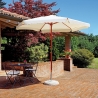 Gharab houten tuinparasol met centrale paal 285 cm Verkoop