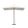 Tuinparasol 3x3m met centrale bamboepaal, windbestendig Khumat Aanbieding