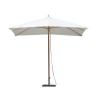 Tuinparasol 3x3m met centrale bamboepaal, windbestendig Khumat Aanbieding