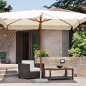 Tanami Houten Tuinparasol met Centrale Paal 3x2m Verkoop
