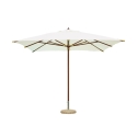 Manora Tuinparasol 3x4m van Hout en Polyester Aanbieding