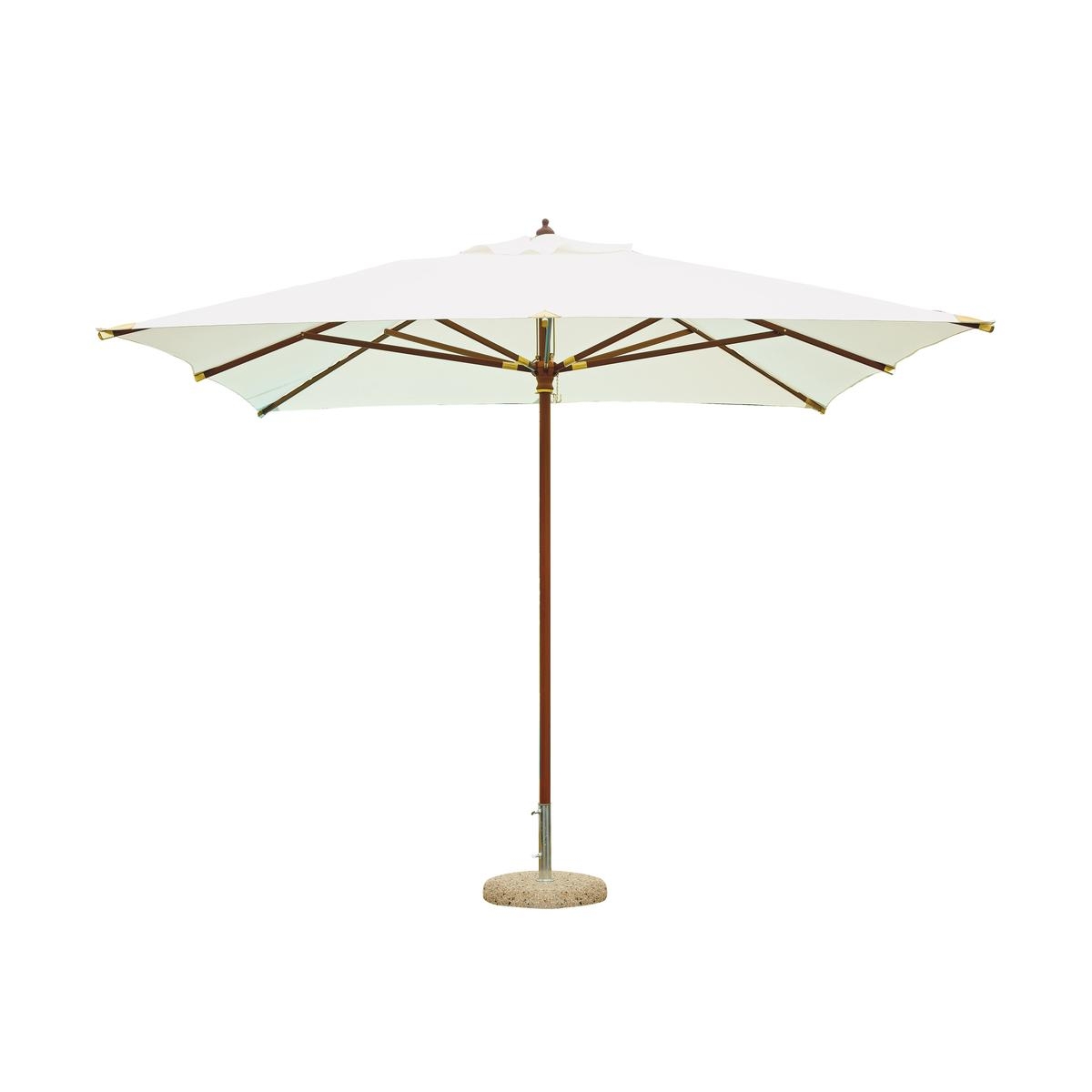 Manora Tuinparasol 3x4m van Hout en Polyester Aanbieding Manora Tuinparasol 3x4m van Hout en Polyester Aanbieding