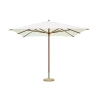 Manora Tuinparasol 3x4m van Hout en Polyester Aanbieding