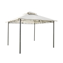 Tuinpaviljoen van ijzer 3x3 ecru antraciet Illinois Aanbieding