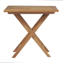 Opvouwbare tuinset in teak hout 80x120 cm Lipari Aanbod