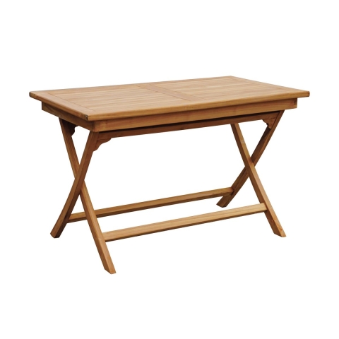 Opvouwbare tuinset in teak hout 80x120 cm Lipari Aanbieding
