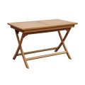 Opvouwbare tuinset in teak hout 80x120 cm Lipari Aanbieding