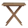 Opvouwbare tuintafel van teak hout 80x80cm Vulcano Aanbod