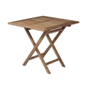 Opvouwbare tuintafel van teak hout 80x80cm Vulcano Aanbieding