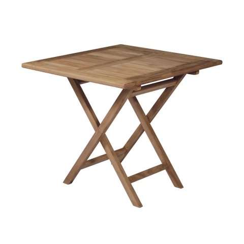 Opvouwbare tuintafel van teak hout 80x80cm Vulcano Aanbieding