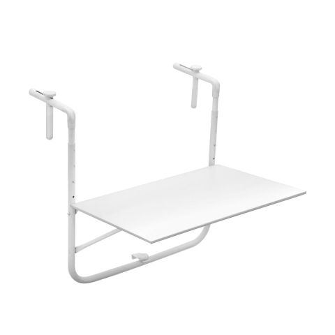 Witte inklapbare balkontafel voor buiten 60x52cm Ringhiera Aanbieding