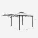 Tuinpaviljoen Antigua van 3,3x3,3 meter Voorraad