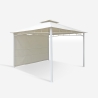 Tuinpaviljoen Antigua van 3,3x3,3 meter met extra uv-bescherming Korting