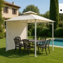 Tuinpaviljoen Antigua van 3,3x3,3 meter met extra uv-bescherming Aanbod