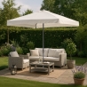 Rechthoekige parasol Eden van 3x2m ideaal voor de horeca Catalogus
