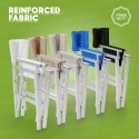 Set van 4 opvouwbare draagbare strandstoelen Regista Gold 