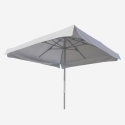 Tuinparasol vierkant 3x3m aluminium middenstang Marte Catalogus