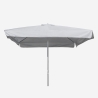 Tuinparasol vierkant 3x3m aluminium middenstang Marte Keuze