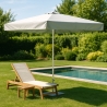 Tuinparasol vierkant 3x3m aluminium middenstang Marte Korting
