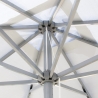 Tuinparasol vierkant 3x3m aluminium middenstang Marte 