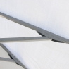 Tuinparasol vierkant 3x3m aluminium middenstang Marte 