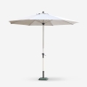 Achthoekige aluminium tuinparasol 3 meter met middenmast Eden Catalogus
