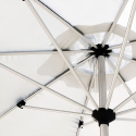Achthoekige aluminium tuinparasol 3 meter met middenmast Eden Keuze