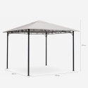 Stalen pergola tuinpaviljoen 3x3 meter Style Karakteristieken