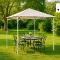 Winddichte en UV-bestendige stalen tuinpaviljoen 3x3 meter Style Korting