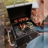 Houtskoolbarbecue met wielen, 2 roosters en deksel Austin Verkoop