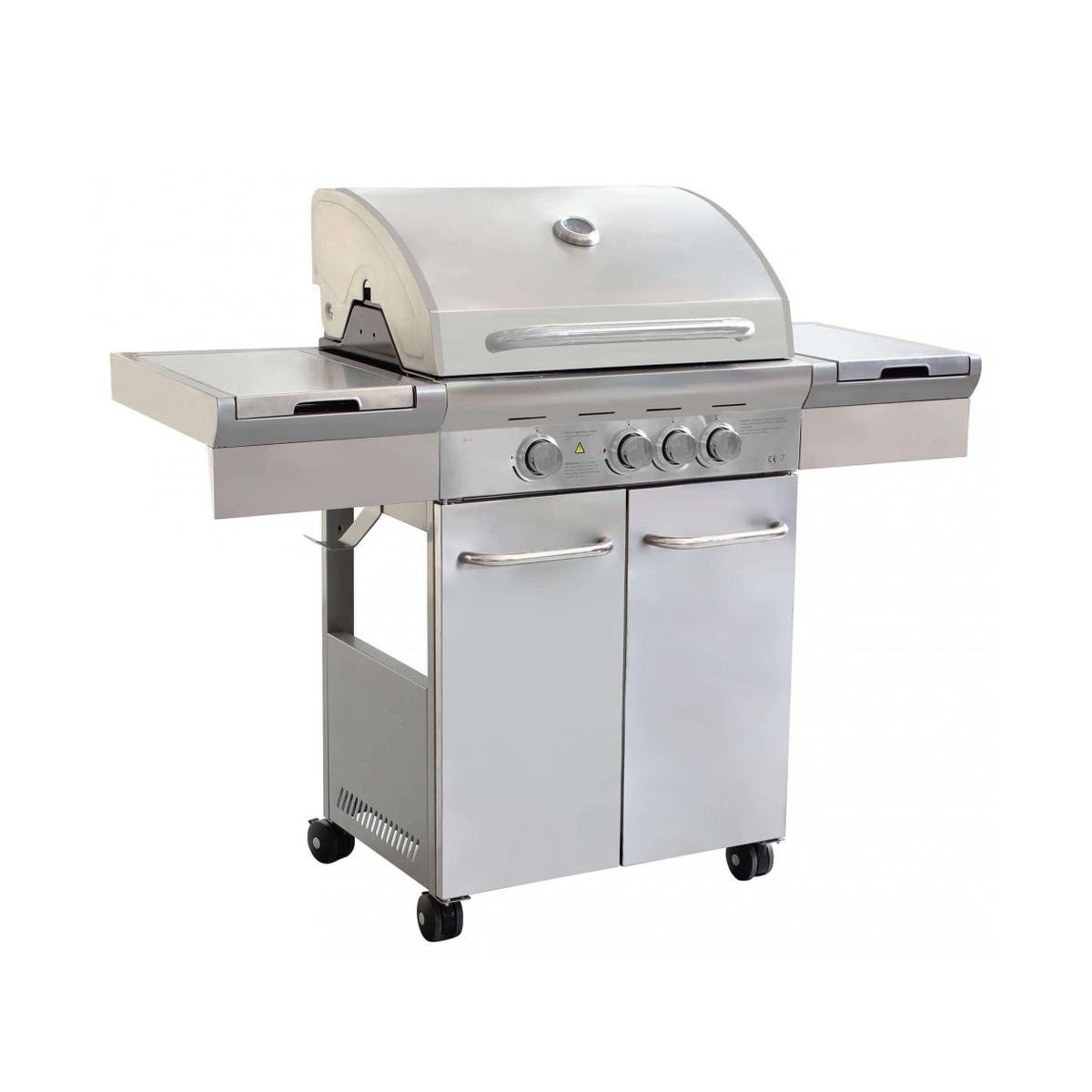 Gasbarbecue 4 pitten roestvrij staal Texas Aanbieding Gasbarbecue 4 pitten roestvrij staal Texas Aanbieding