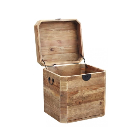 Houten opbergkist 52x48x55cm Irving Aanbieding