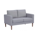 Moderne 2-zitsbank in katoen 137x73x82cm Ramsey Prijs