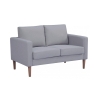 Moderne 2-zitsbank in katoen 137x73x82cm Ramsey Prijs