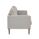 Moderne 3-zitsbank met houtlook poten Ramsey Model