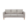 Moderne 3-zitsbank met houtlook poten Ramsey Verkoop
