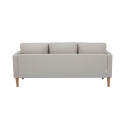 Moderne 3-zitsbank met houtlook poten Ramsey Karakteristieken