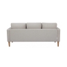 Moderne 3-zitsbank met houtlook poten Ramsey Karakteristieken