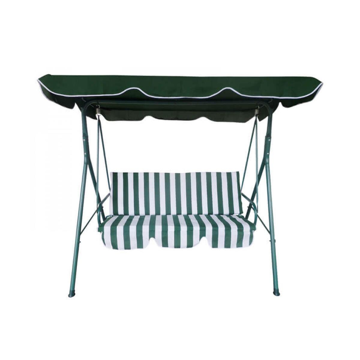 Tuin-schommelstoel met afneembare kussens Green