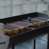 Houtskoolbarbecue op wielen met 2 verstelbare roosters Wisconsin Verkoop