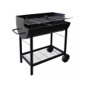 Houtskoolbarbecue op wielen met 2 verstelbare roosters Wisconsin Aanbieding
