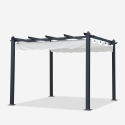 Vierkant tuinpaviljoen 3x3 meter Firenze Korting