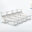 Aanbieding 4 stuks professionele ligbedden Italia Keuze