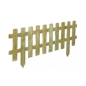 Houten Engelse omheining van geïmpregneerd grenen 110x28/45cm Verkoop