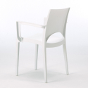 Set van 24 Grand Soleil polypropyleen stoelen met armleuningen Paris Arm 