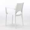 Set van 24 Grand Soleil polypropyleen stoelen met armleuningen Paris Arm 